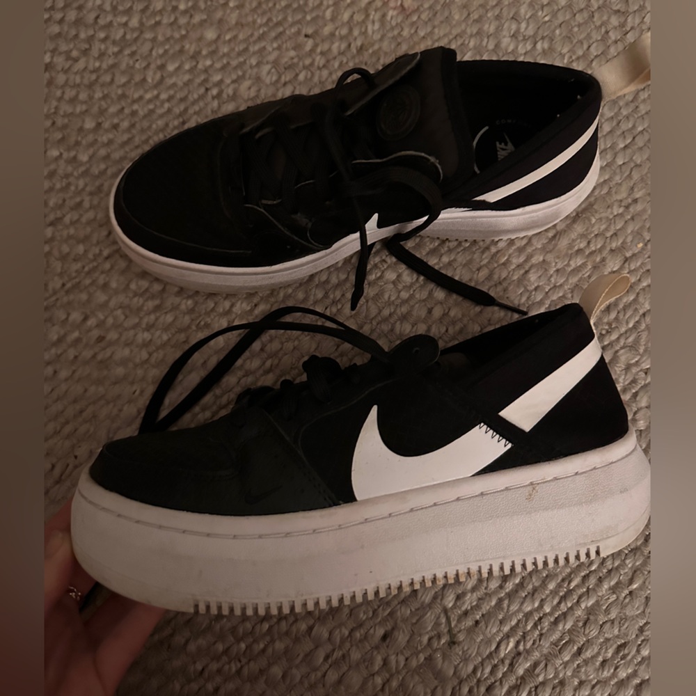 Black Nike Platform Sneakers